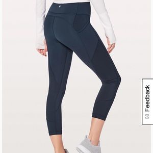Lululemon All the right places crop - size 8